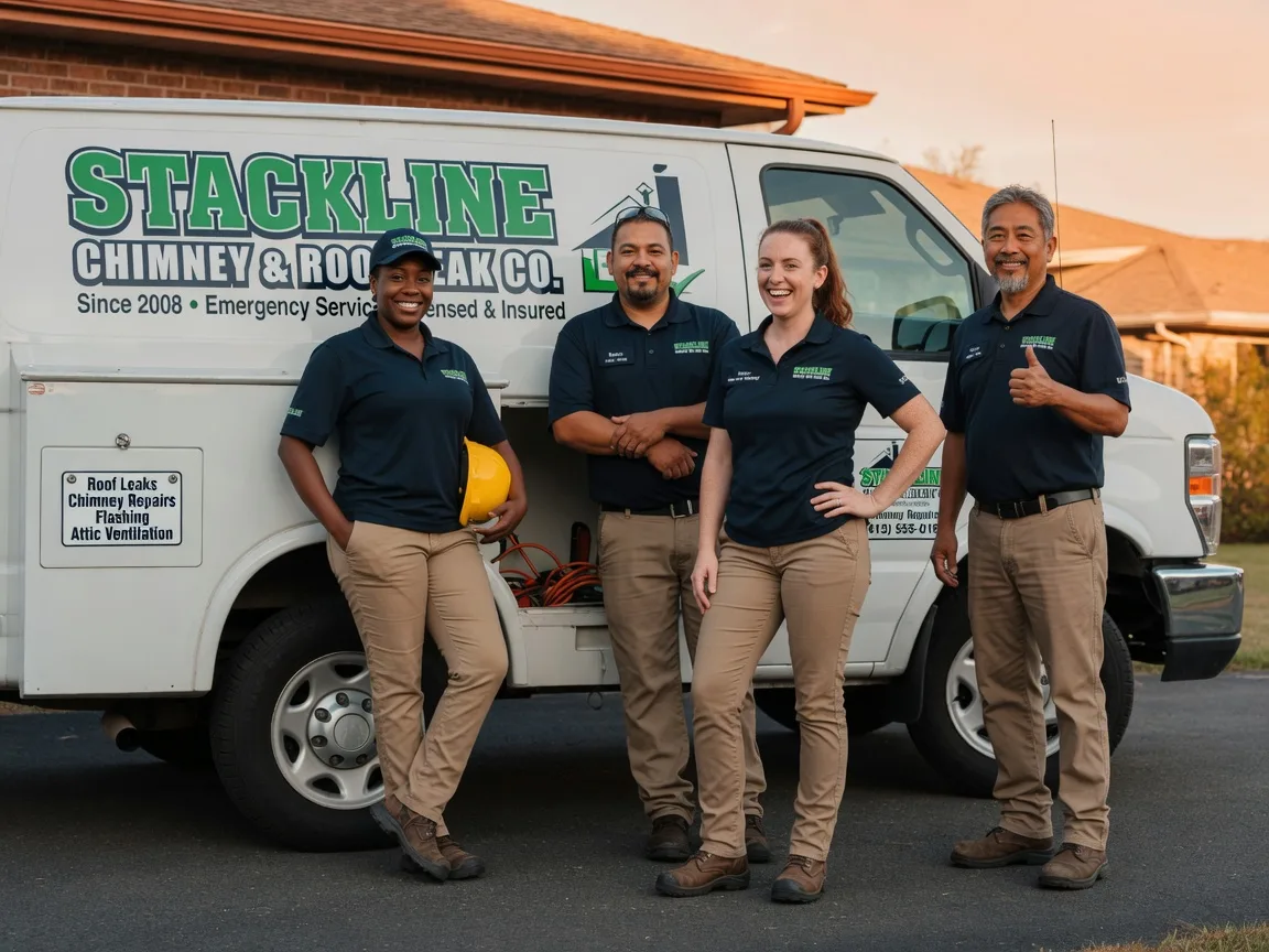 Chimney flashing repair company in Powell, OH